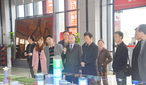 南阳城乡一体化示范区管委会考察组莅临华耀城