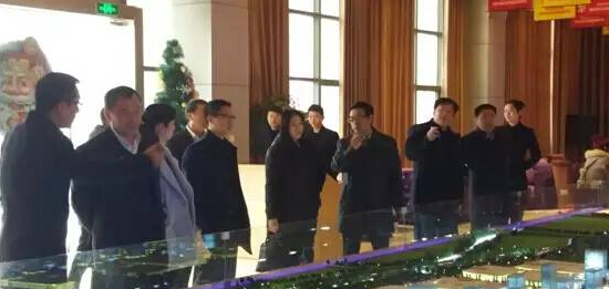 中国银行河南省分行公司金融部副总经理赵芳一行参观周口华耀城