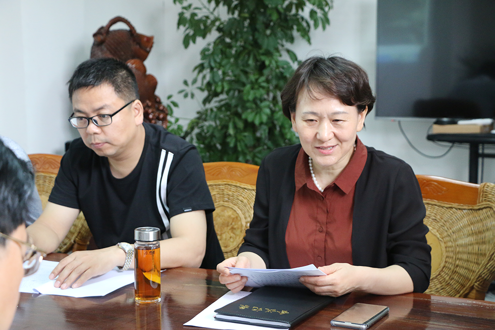 新华区纪委书记王金霞一行莅临华耀城项目考察座谈