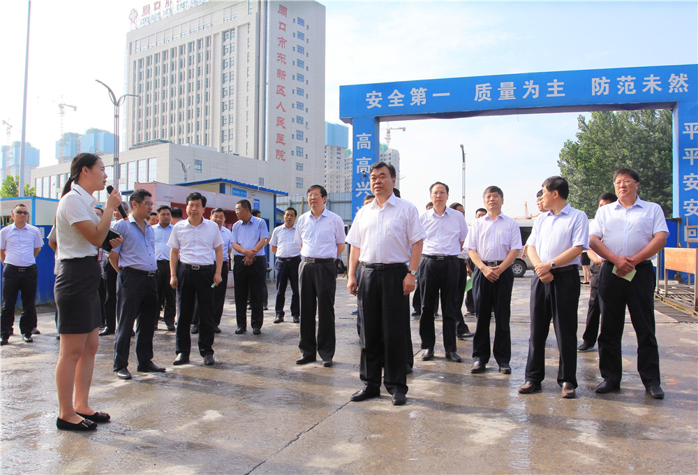 市委书记、市人大常委会主任刘继标率队到周口华耀城督导巡察重点项目建设