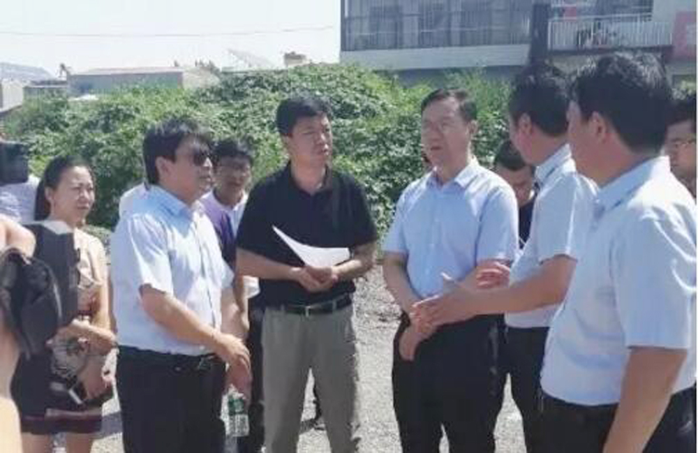 邯山区区委书记乔向华亲赴华耀城项目现场办公督导项目建设工作