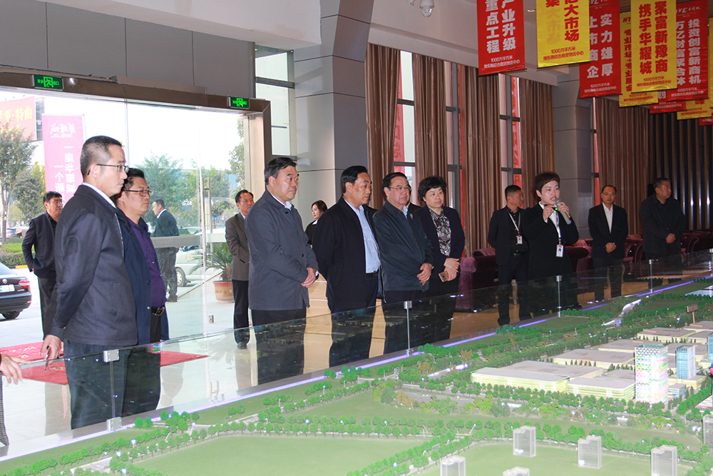 河南省现代物流业转型发展调研组莅临周口华耀城调研