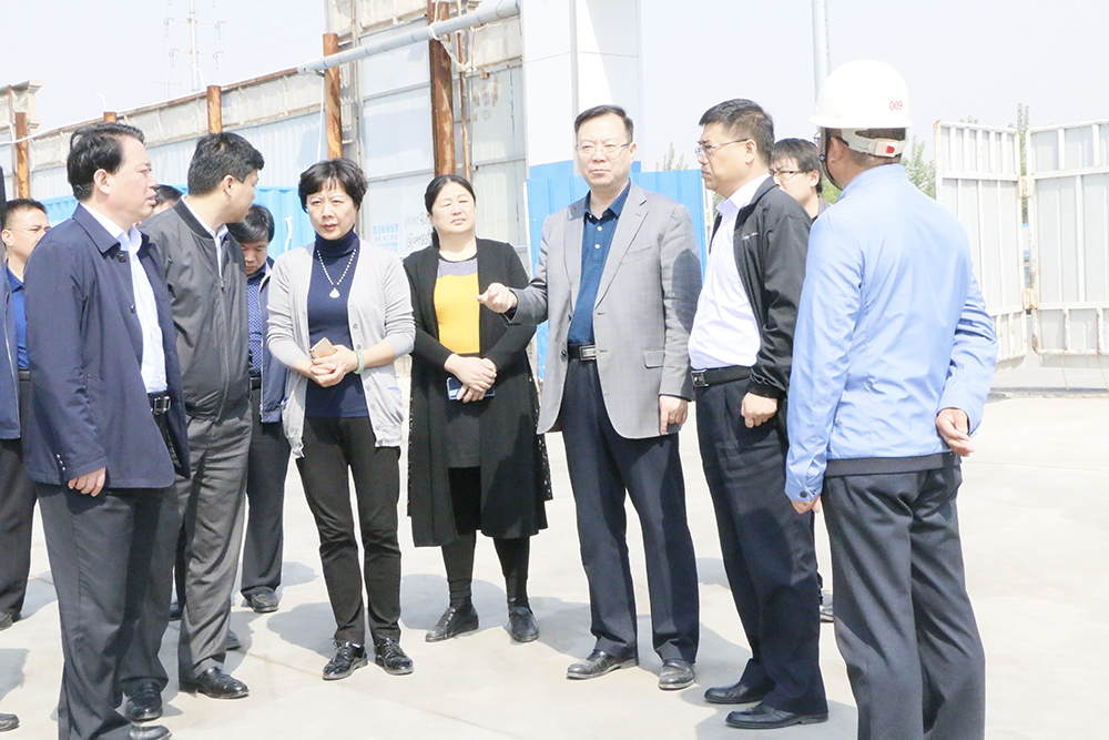 邯山区委书记乔向华一行莅临邯郸华耀城督导重点项目建设